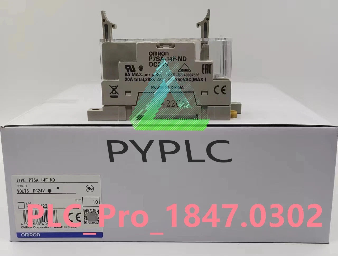 P7SA14FND 1PCS Omron Relay Socket P7SA-14F-ND 24VDC Fast delivery
