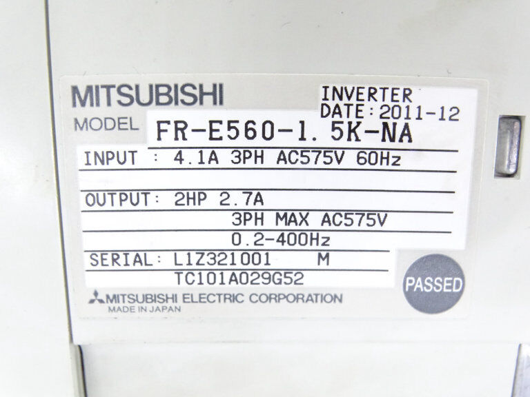 MITSUBISHI MOTOFR-E560 1.5KVA DRIVETRACKER - MITSUBISHI