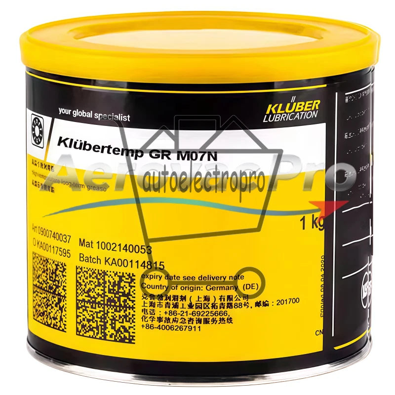 1PCS KLUBER Lubrication ISOFLEX TOPAS GR M07N 1kg