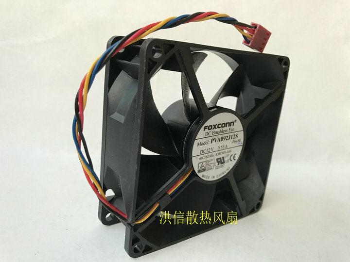 FOXCONN PVA092J12S DC12V 0.55A 9032 PWM 4-pin intelligent speed control fan