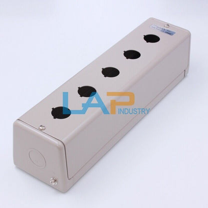 Idec 22mm 5-Hole Button Box KGNW515Y - New Component - IDEC