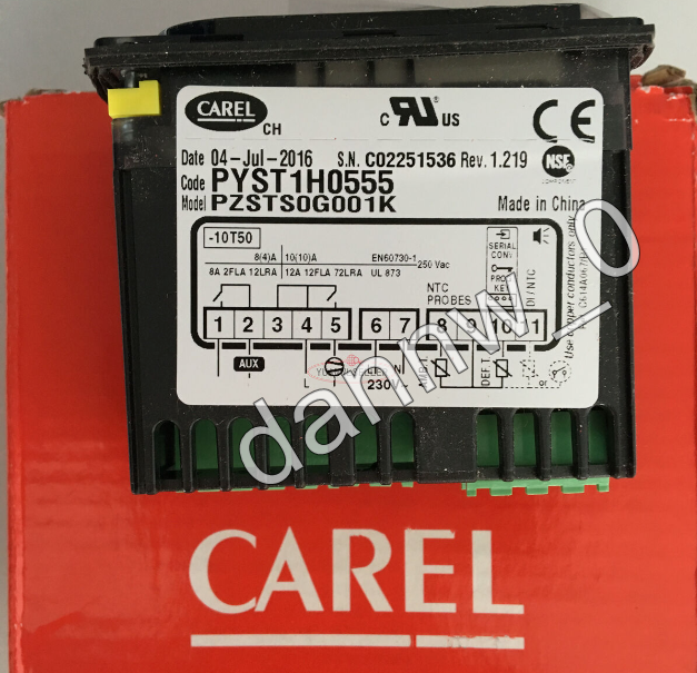CAREL PZSTS0G001K PYST1H0555 Temperature Controller - CAREL