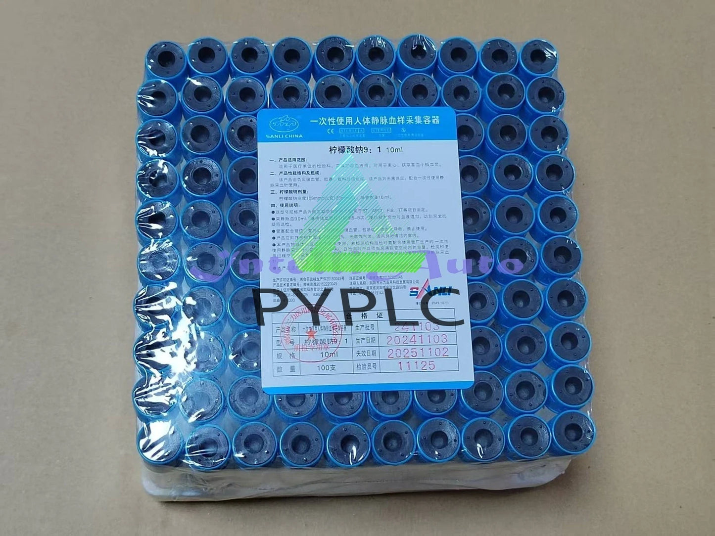 100pcs/pack 10ml sodium citrate 9:1PRP