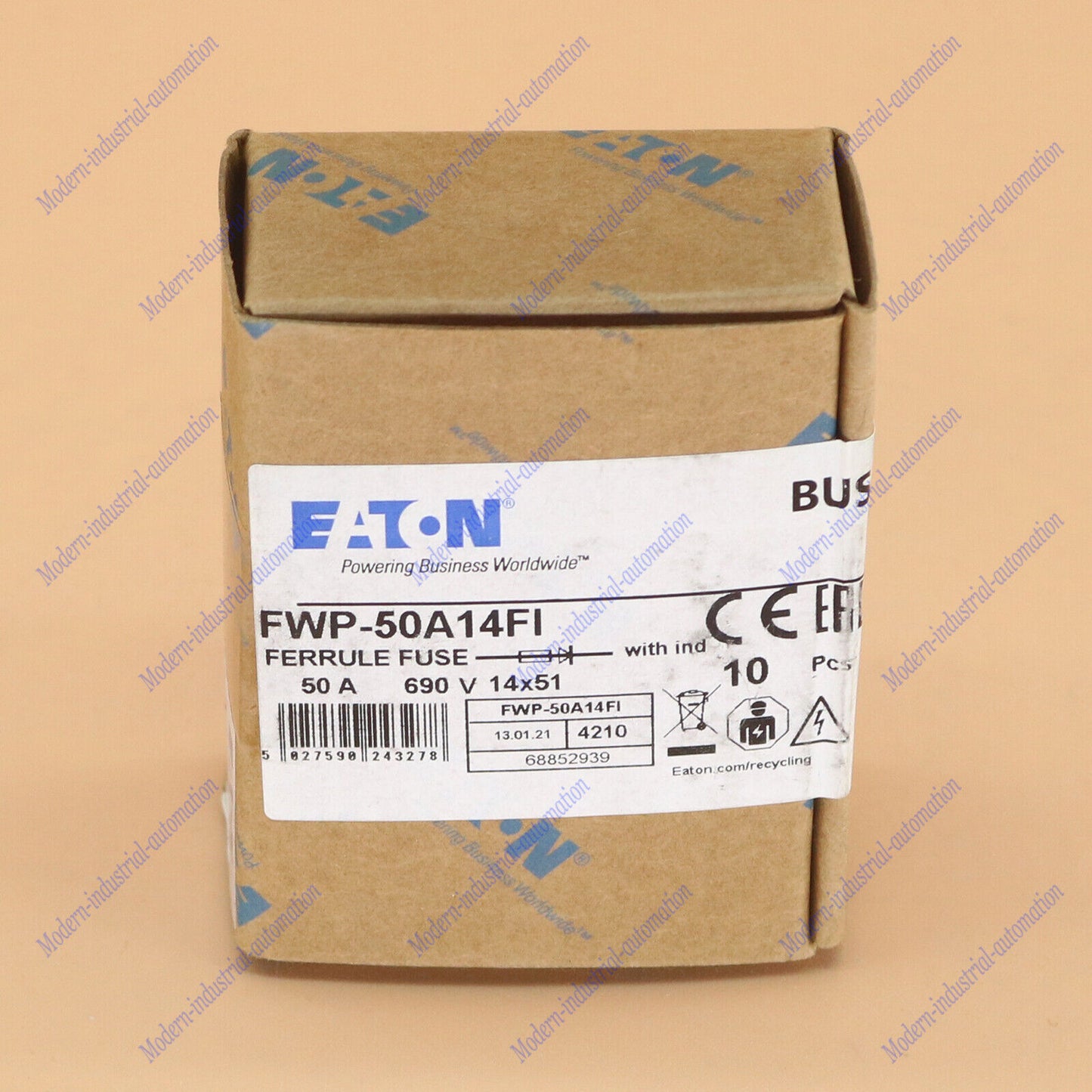 10-PC 50Amp 700V Fuse Bussmann FWP-50A14FI Fast Ship - BUSSMANN