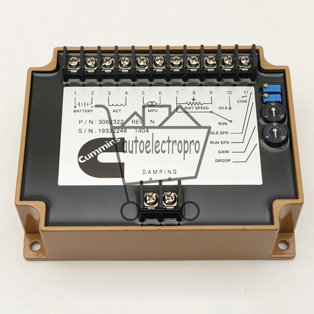 1PCS CUMMINS 3062322 Speed Controller