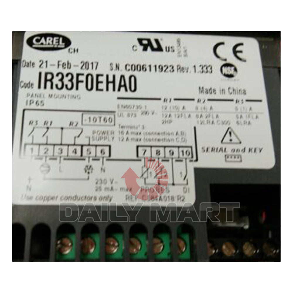 CAREL IR33F0EHA0 Temperature Controller