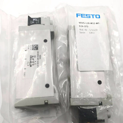 FESTO VUVG-L18-M52-MT-G14-1P3 574429 Solenoid Valve | High-Quality Industrial Component | FESTO | FESTO VUVG-L18-M52-MT-G14-1P3 574429 | Solenoid Valve | FESTO | FESTO VUVG-L18-M52-MT-G14-1P3 574429 - FESTO