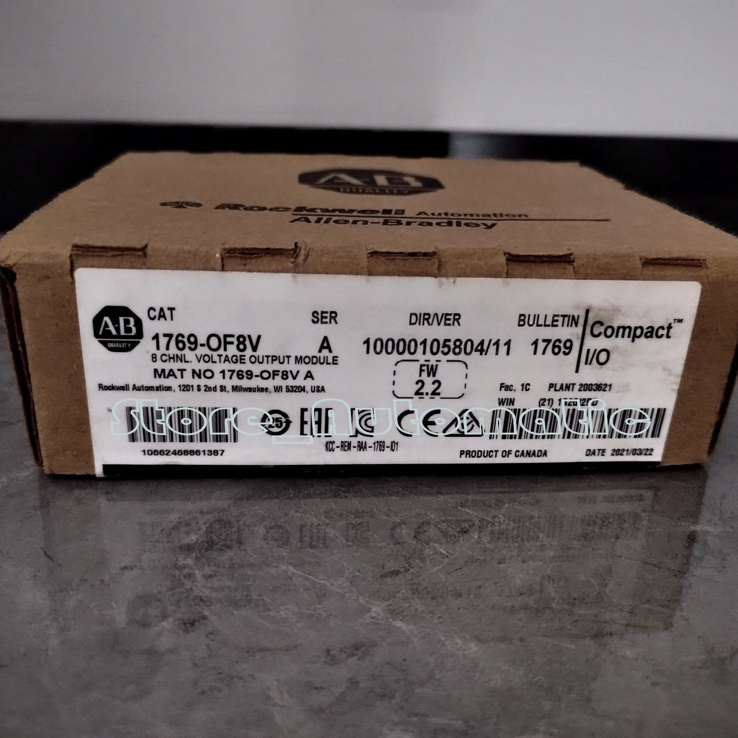 Sealed Allen Bradley 1769-OF8V 8-Ch Output Mod - ALLEN BRADLEY