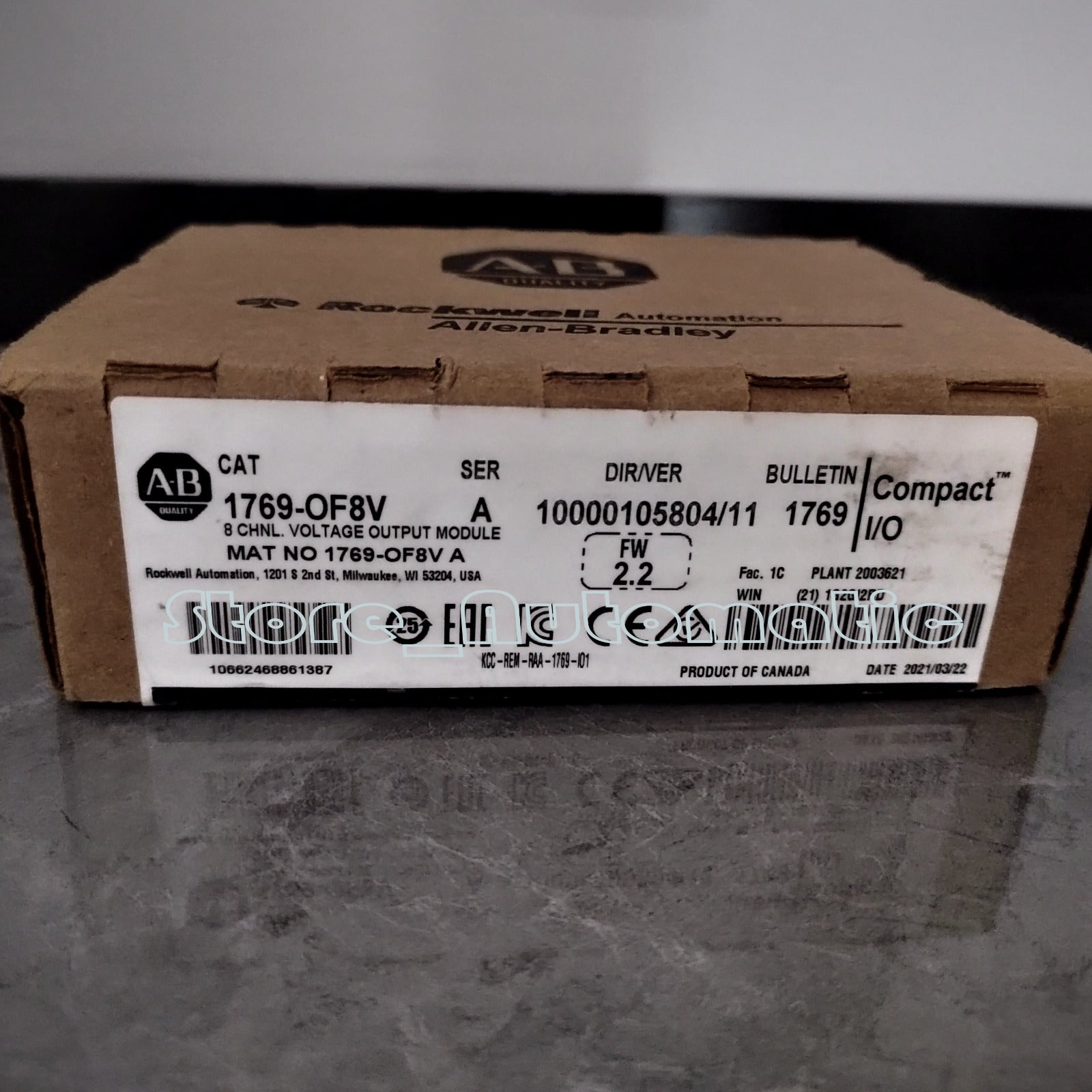 Sealed Allen Bradley 1769-OF8V 8-Ch Output Mod - ALLEN BRADLEY