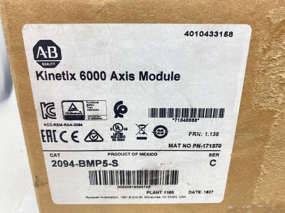 Sealed Allen-Bradley 2094-BMP5-S Kinetix 6000 Axis Module Servo Drive - ALLEN-BRADLEY