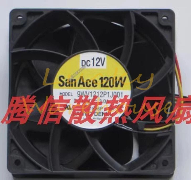 Sanyo 9WV1212P1J001 DC12V 3.0A Metal Cooling Fan