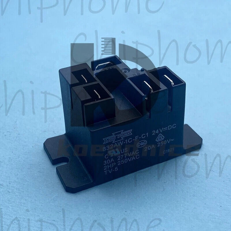 1PC SONGCHUAN 832AW-1C-F-C1 24VDC Power Relay 5Pins