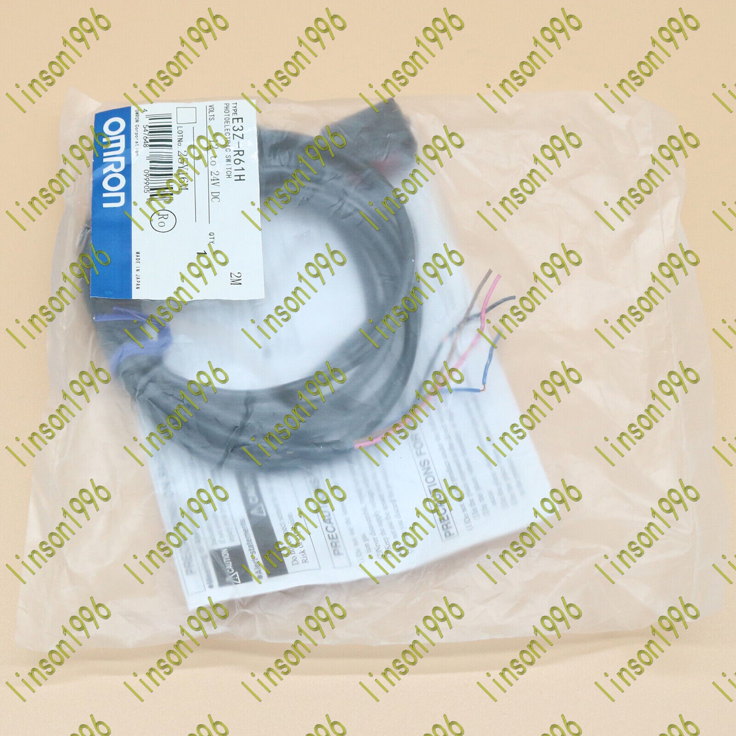 OMRON E3Z-R61H Photoelectric Switch FAST SHIP - OMRON