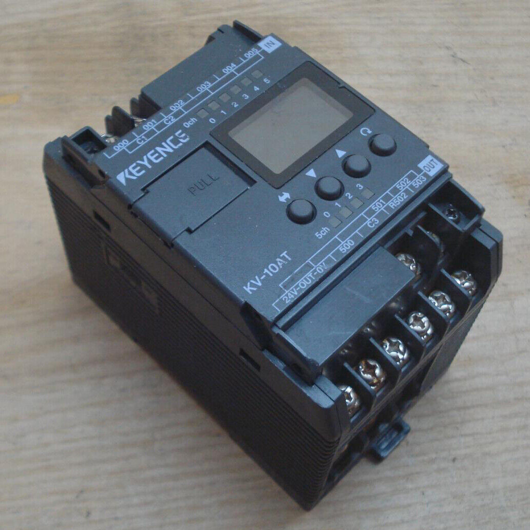 Used Keyence KV-10AT PLC Module for Industrial Automation and Control Systems - KEYENCE