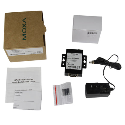 1PC MOXA NPort 5110A - 1 Port Device Server 10/100 Ethernet RS-232 DB9 Male