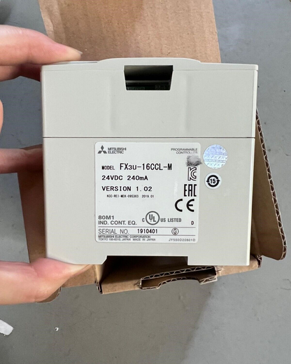 Mitsubishi FX3U-16CCL-M PLC Unit - MITSUBISHI