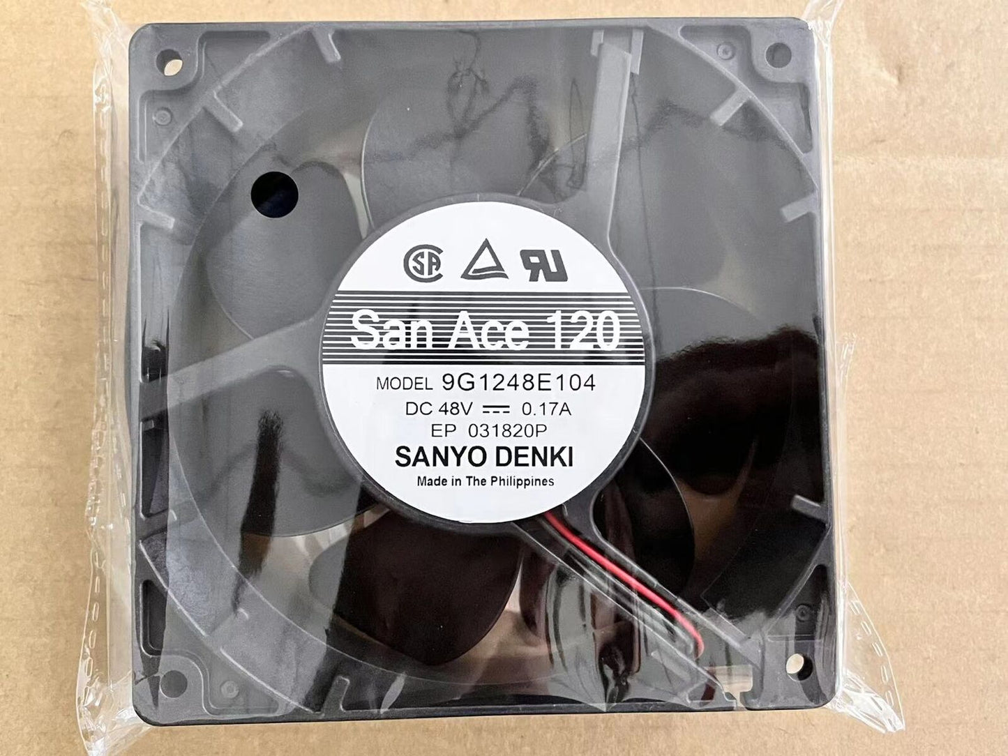 new 1PC Sanyo 12038 9g1248e104 DC48V 0.17a 12cm cooling fan