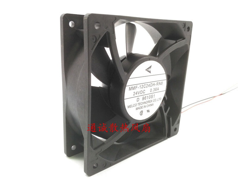 Mitsubishi MMF-12C24DS-RN8 24VDC 0.36A 12038 12cm drive cooling fan