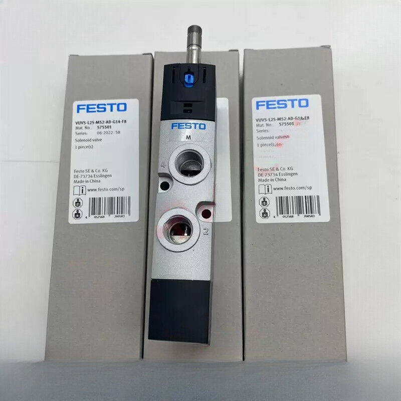 new 1PC FESTO VUVS-L25-M52-AD-G14-F8 575501 Solenoid valve - FESTO