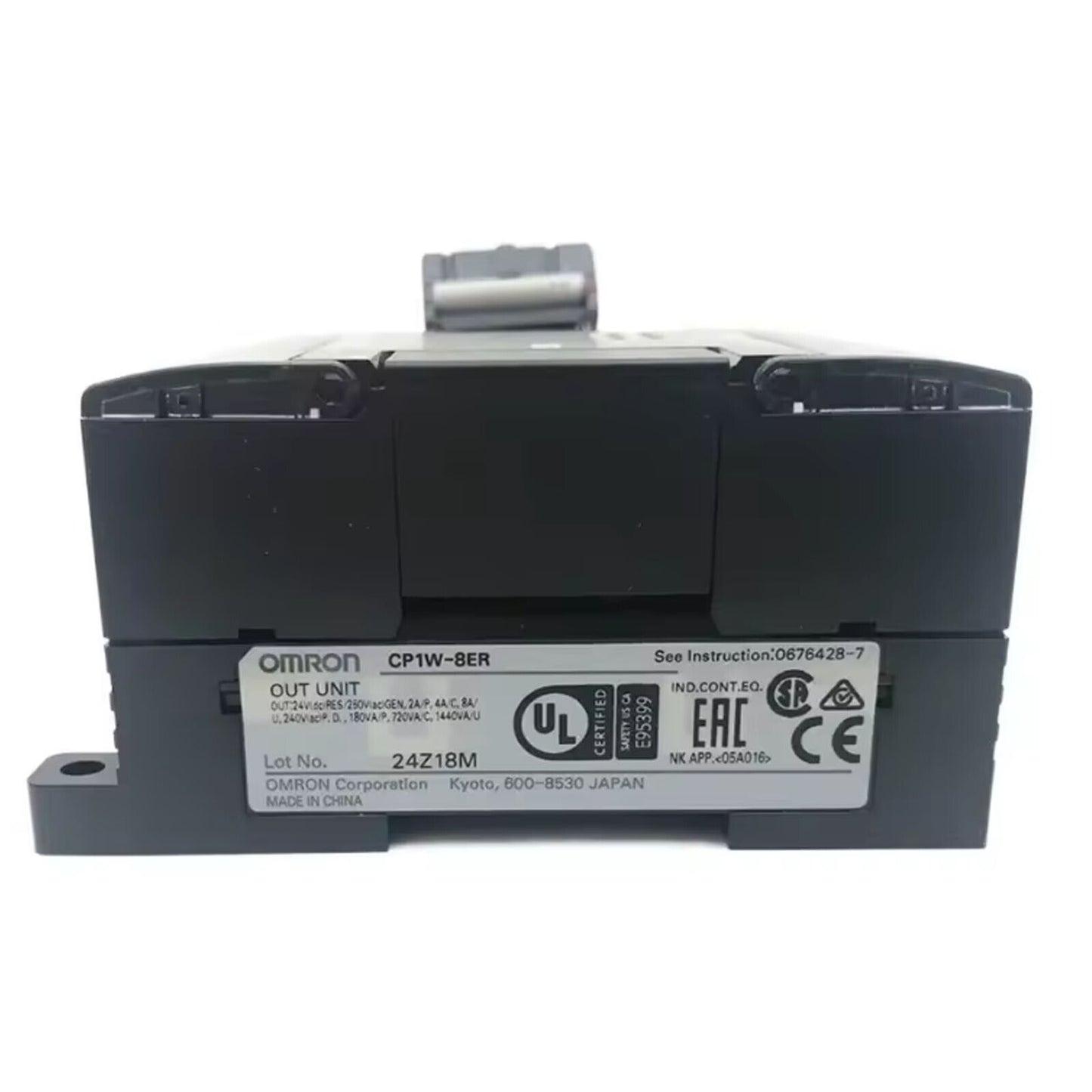 OMRON CP1W-8ER PLC ACCESSORY EXPANSION INPUT/OUTPUT 8-OUT RELAY - OMRON