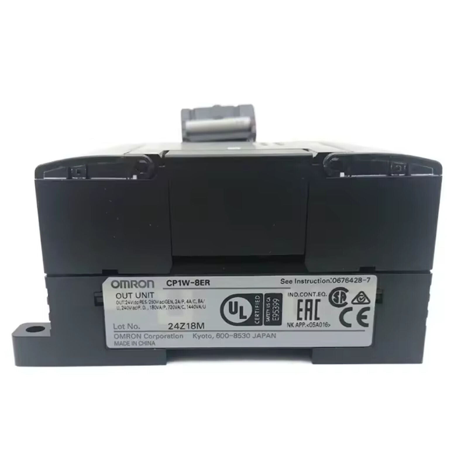 OMRON CP1W-8ER PLC ACCESSORY EXPANSION INPUT/OUTPUT 8-OUT RELAY - OMRON