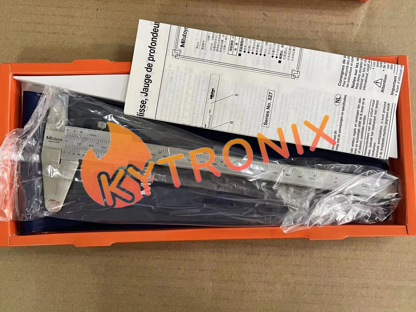 1Pcs Mitutoyo 530-114 Vernier Caliper 0-200mm 0.05mm