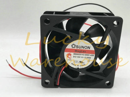 SUNON MB60251V2-000C-A99 DC12V 6025 Magnetic Levitation Silent Fan