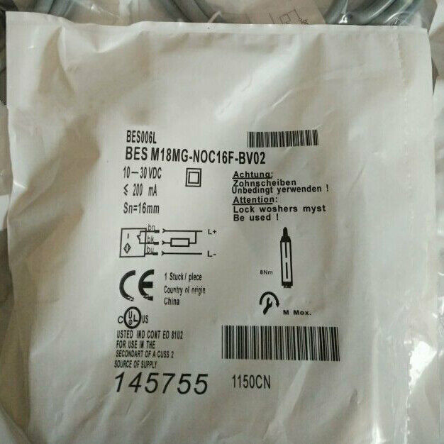 New 1PC BALLUFF Proximity Switch M18MG-NSC16F-BV02 Fast-Acting - BALLUFF