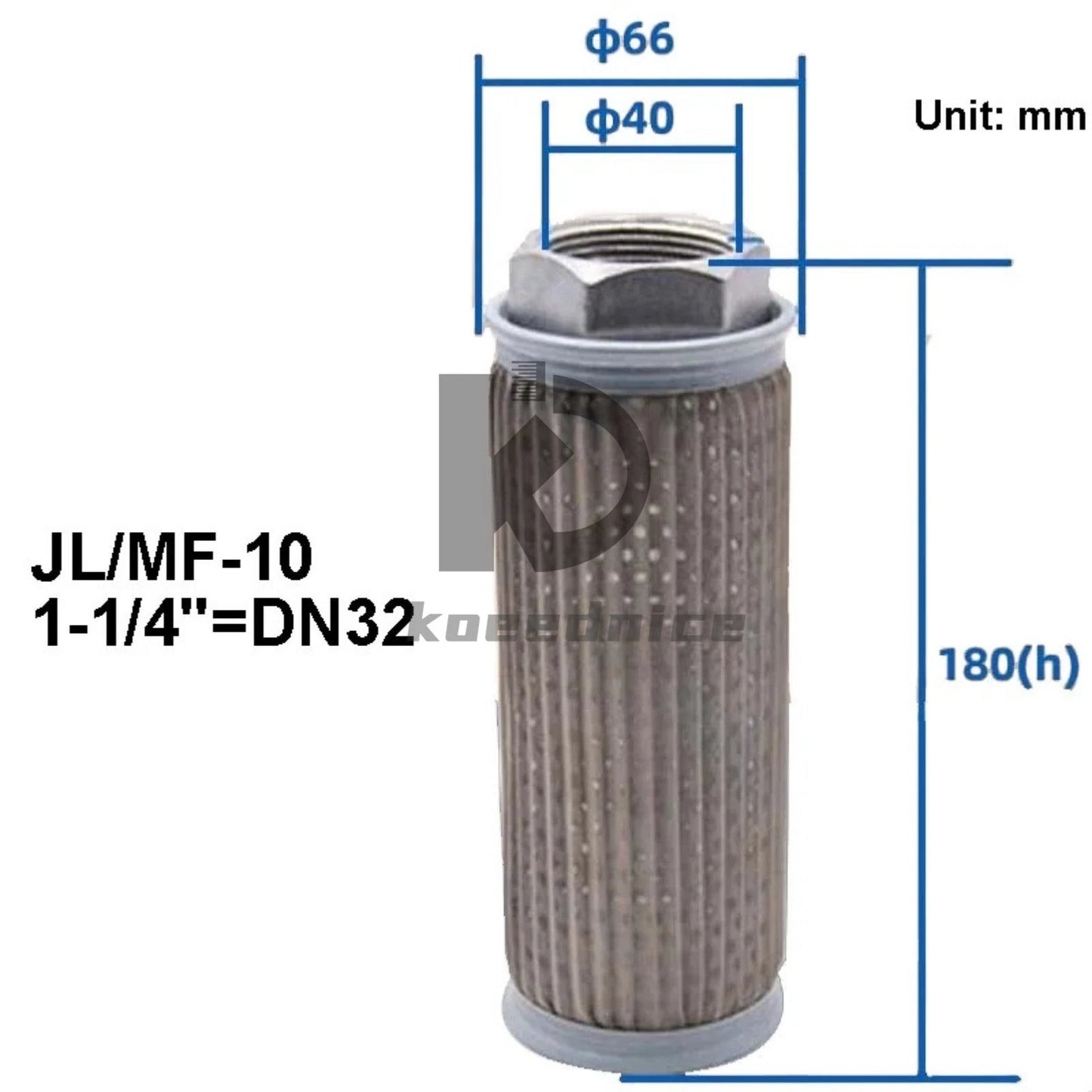 1X Suction Filter Oil Filter Hydraulic Filter Element JL/MF-02 MF-03 MF-04 MF-06
