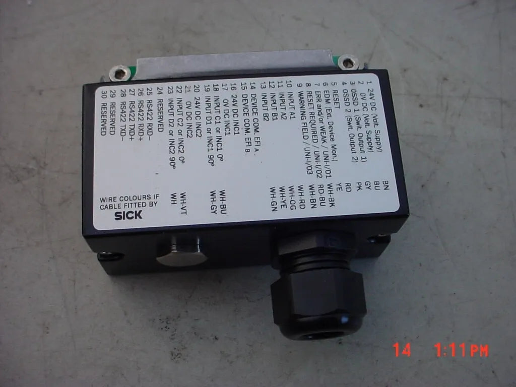 SICK Sx0a-a0000b Terminal Connector, Art No 2023797 - SICK