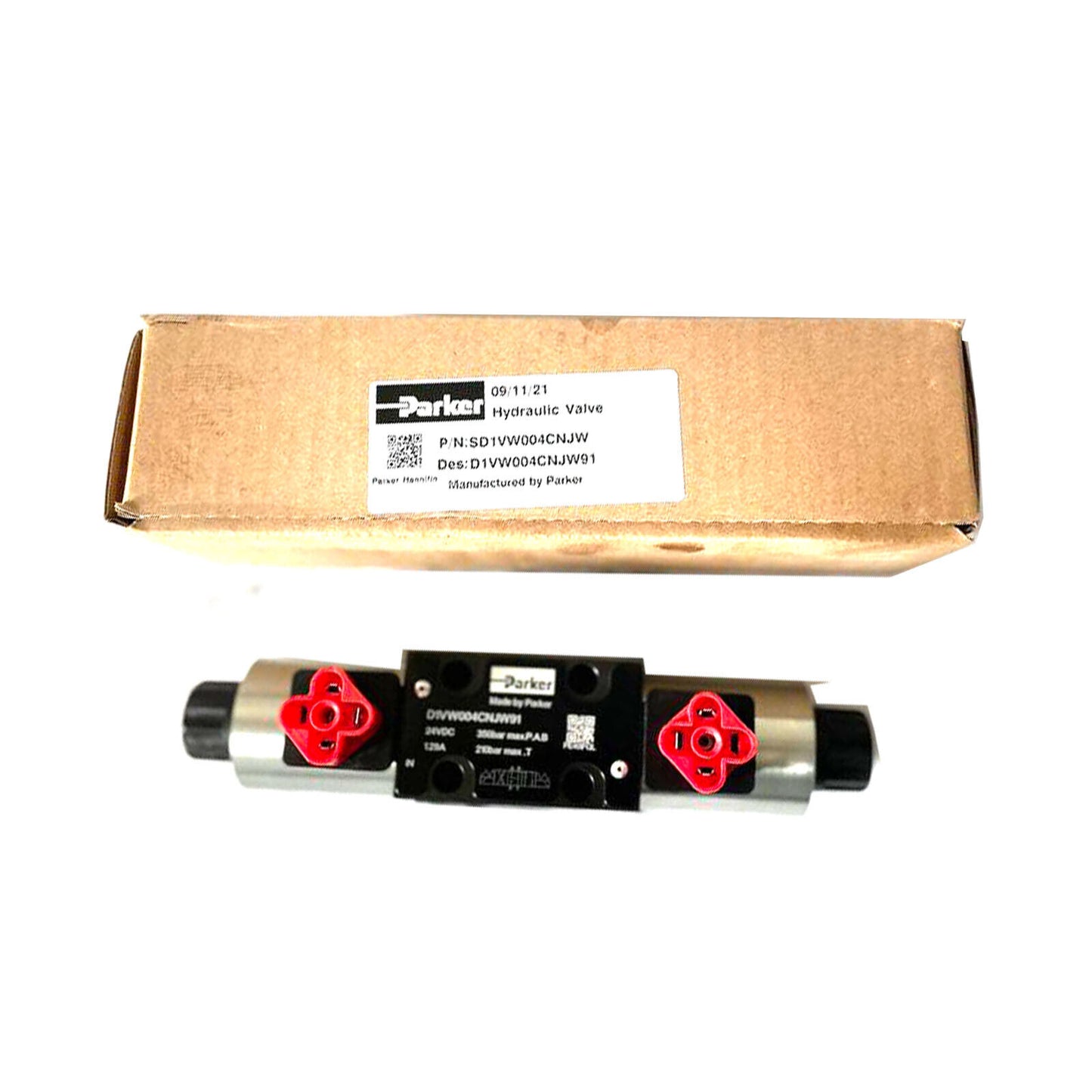 Parker hydraulic solenoid valve model D1VW004CNJW91 - PARKER