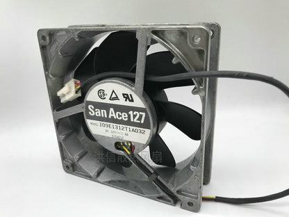 Sanyo 109E1312T1A032 12V 1.4A 12738 13CM metal aluminum frame cooling fan