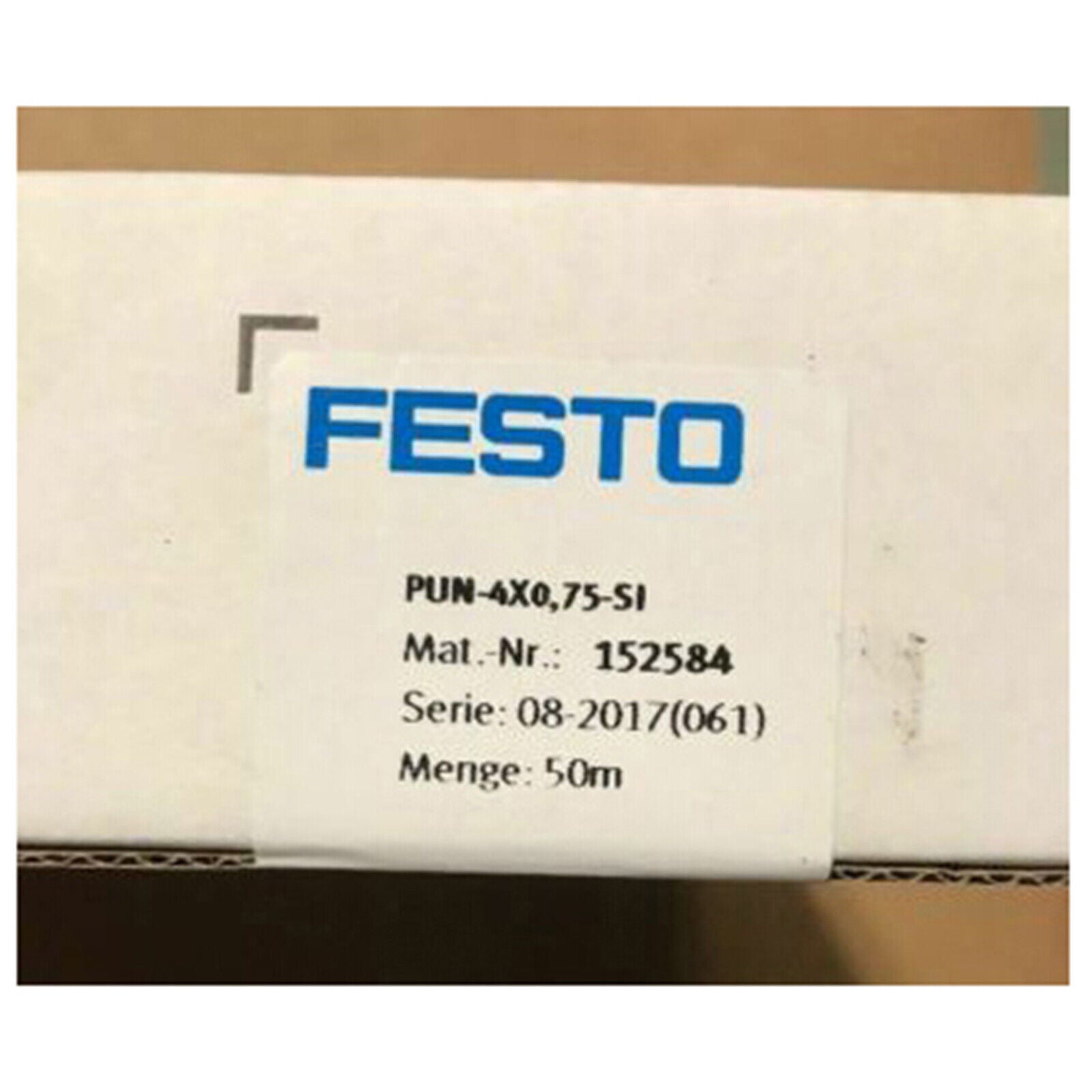 Festo 152584 PUN-4x0.75-SI Silber Pneumatic Tubing Spot Stock - FESTO