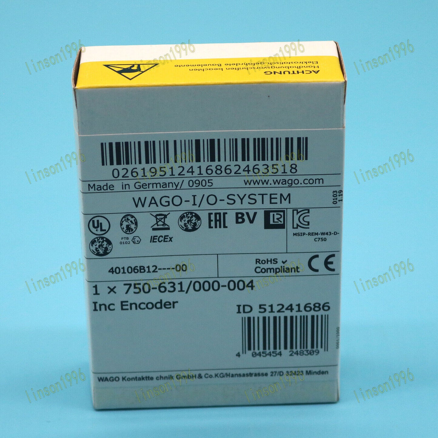 1PC WAGO Module 750-631/000-004 In Box - WAGO