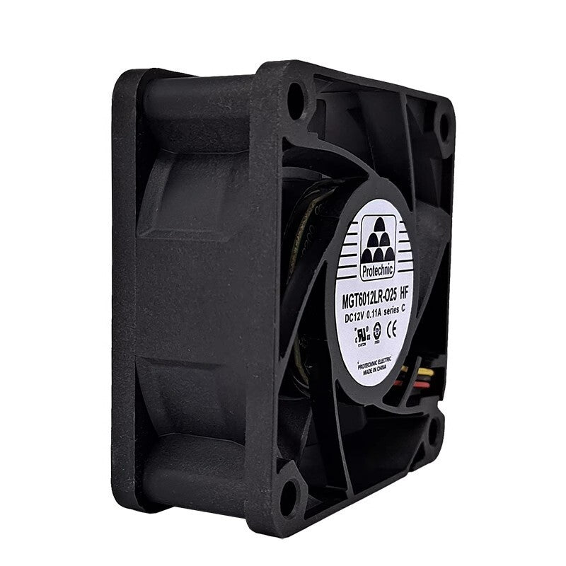 Protechnic MGT6012LR-O25 6025 DC12V 0.11A 3000RPM 3-Wire Cooling Fan