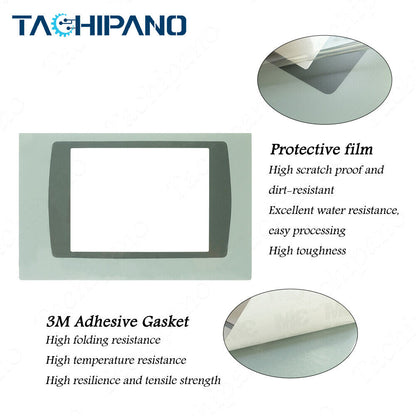 new Touch Screen for 2711P-RDT7C Panel Glass with Front Overlay Film - KOEED