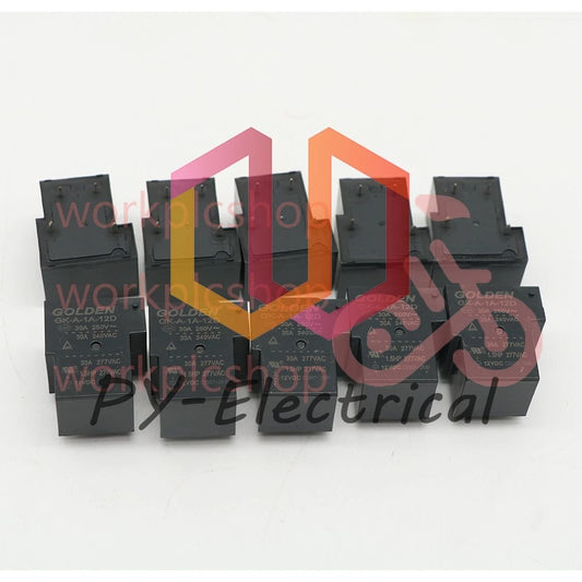 10Pcs GOLDEN GK-A-1A-12D 12VDC Power Relay 4Pins #US