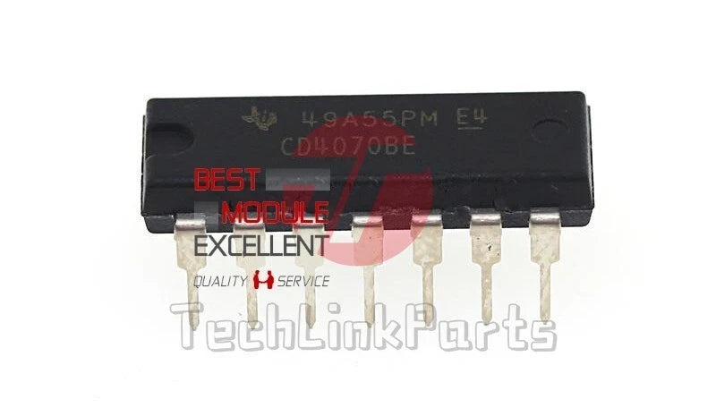 10PCS CD4070BE CD4070 CD4070B DIP-14 IC