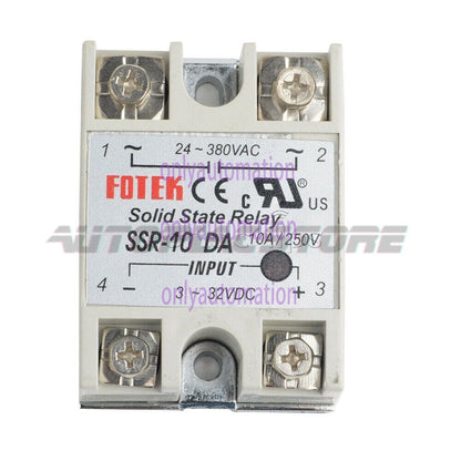 25A/40A/60A SSR-25DA/40DA/60DA Fotek Solid State Relay Module Alloy Heat Sink N!