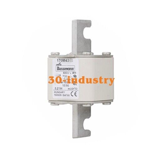 2PCS Bussmann 170M4314 Fuse 690V 500A for Reliable Circuit Protection - BUSSMANN