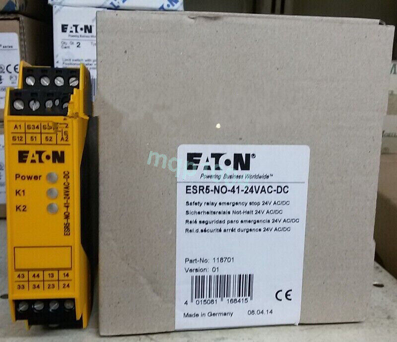 ESR5-NO-41-24VAC-DC Safety Relay In Box - EATON MOELLER
