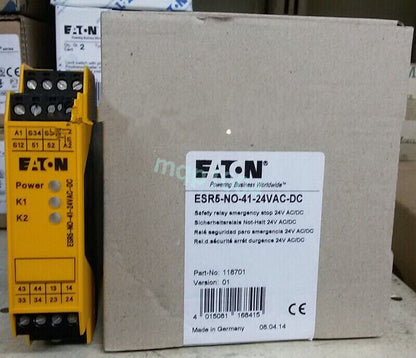 ESR5-NO-41-24VAC-DC Safety Relay In Box - EATON MOELLER