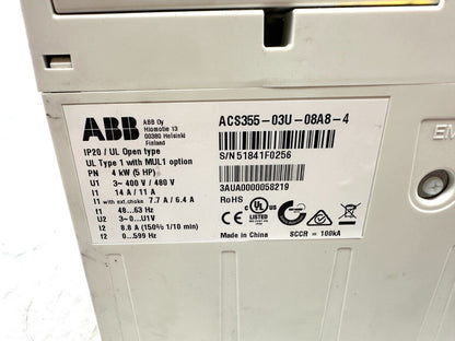 used ABB ACS355-03U-08A8-4 Drive - ABB