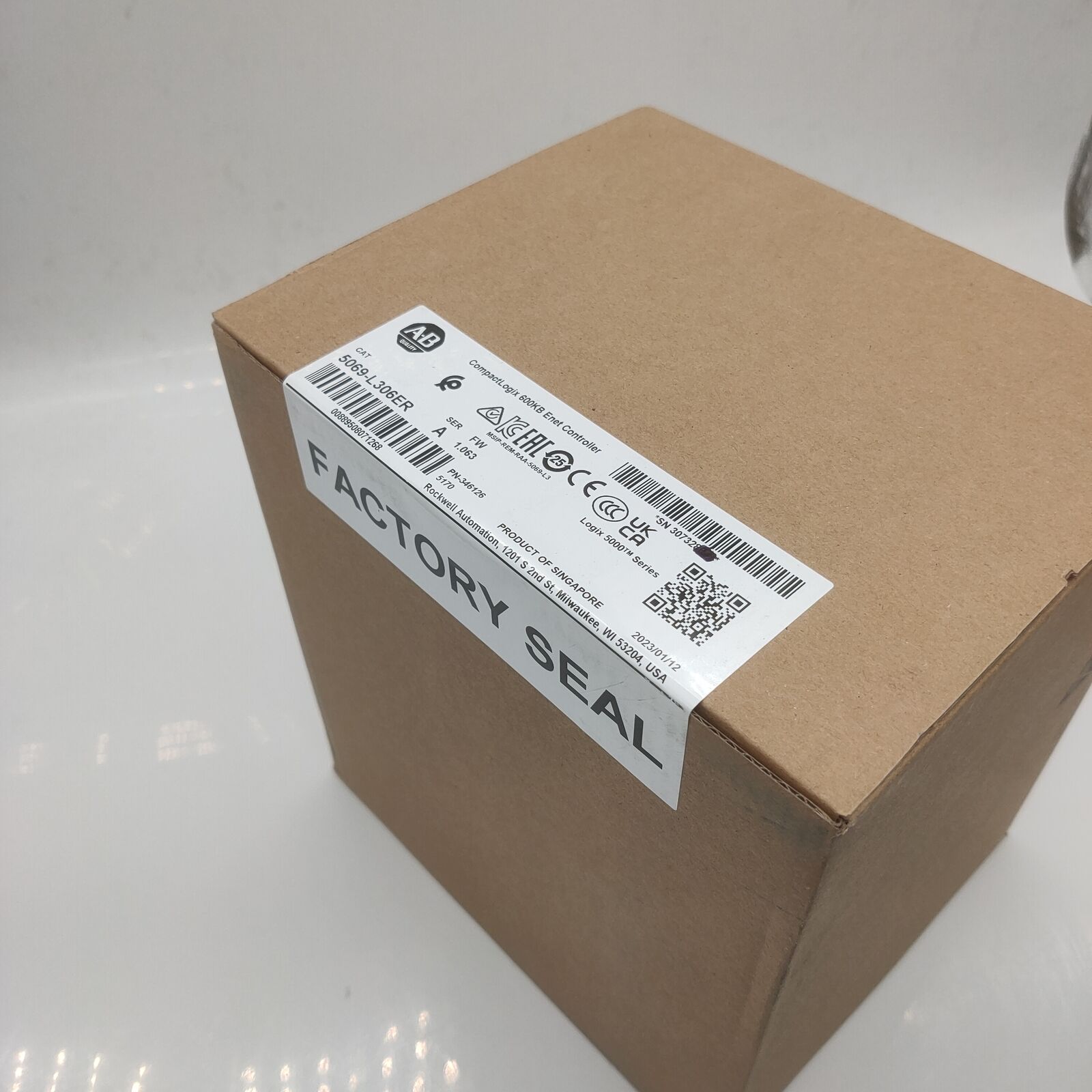 AB 5069-L306ER CompactLogix 5380 Controller Factory Sealed New - COMPACTLOGIX