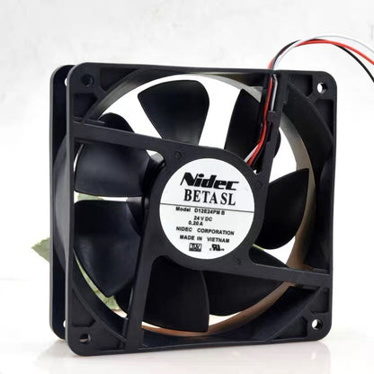 Nidec D12E-24PM B 24V 0.20A 12038 12CM 2-wire inverter cooling fan