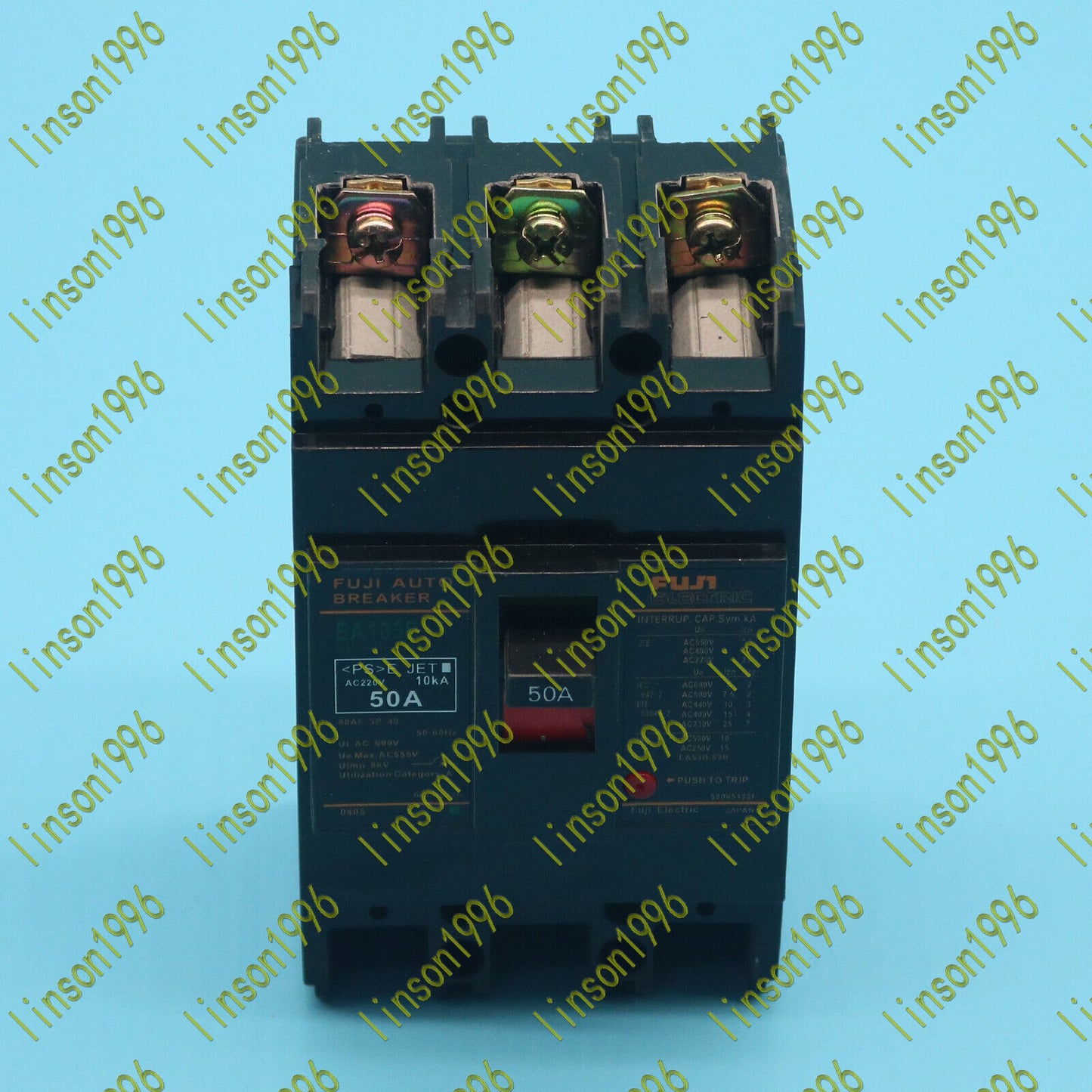 New FUJI EA103B 3P 50A Circuit Breaker Fast Delivery - FUJI