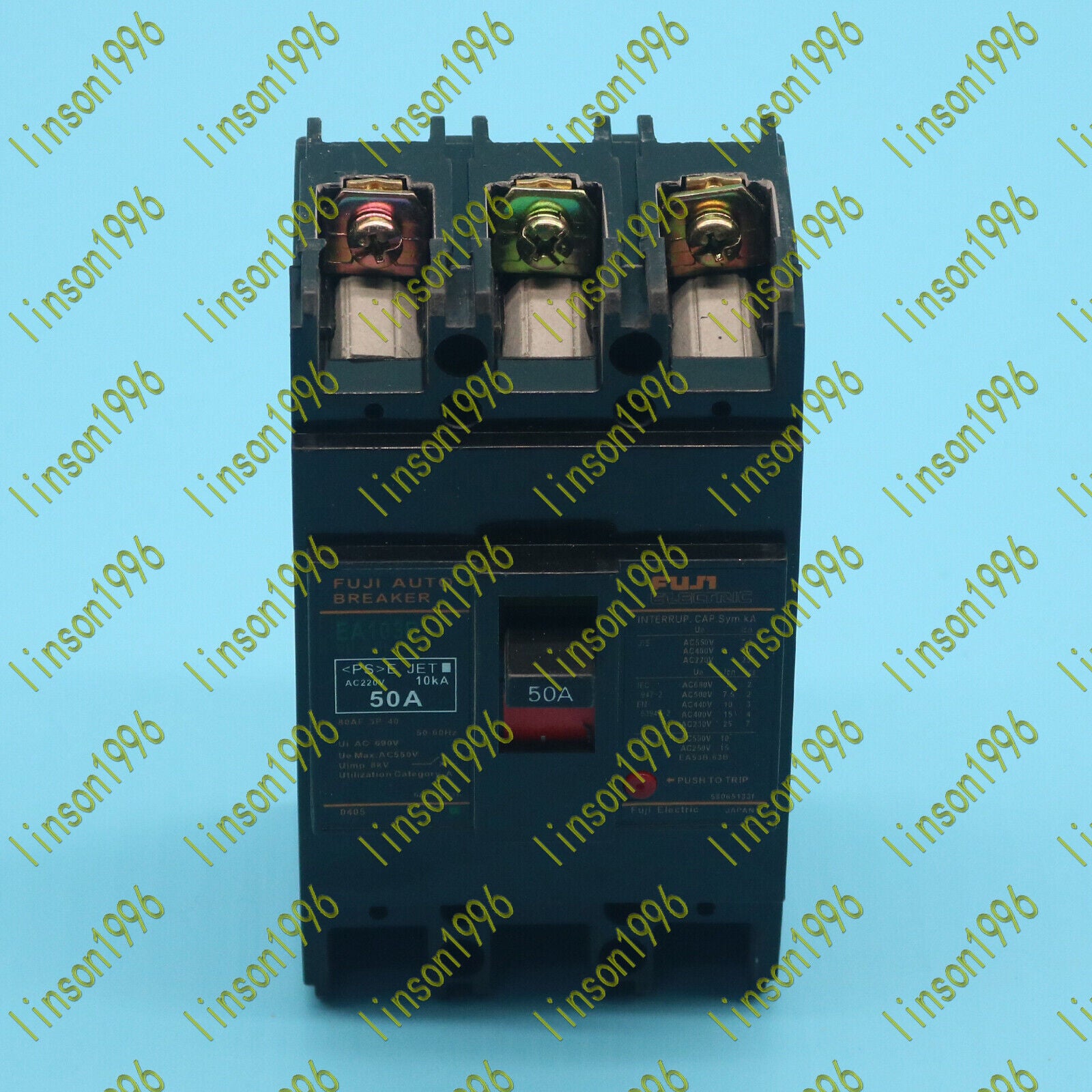 New FUJI EA103B 3P 50A Circuit Breaker Fast Delivery - FUJI