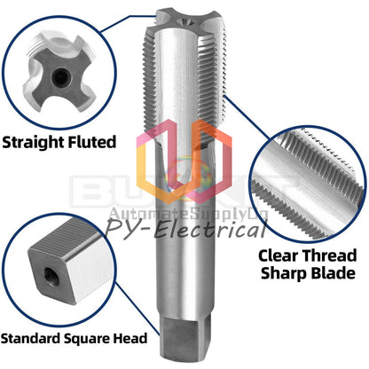 M36 X 3 Thread Tap Right Hand, HSS M36x3.0 Straight Fluted Machine Tap