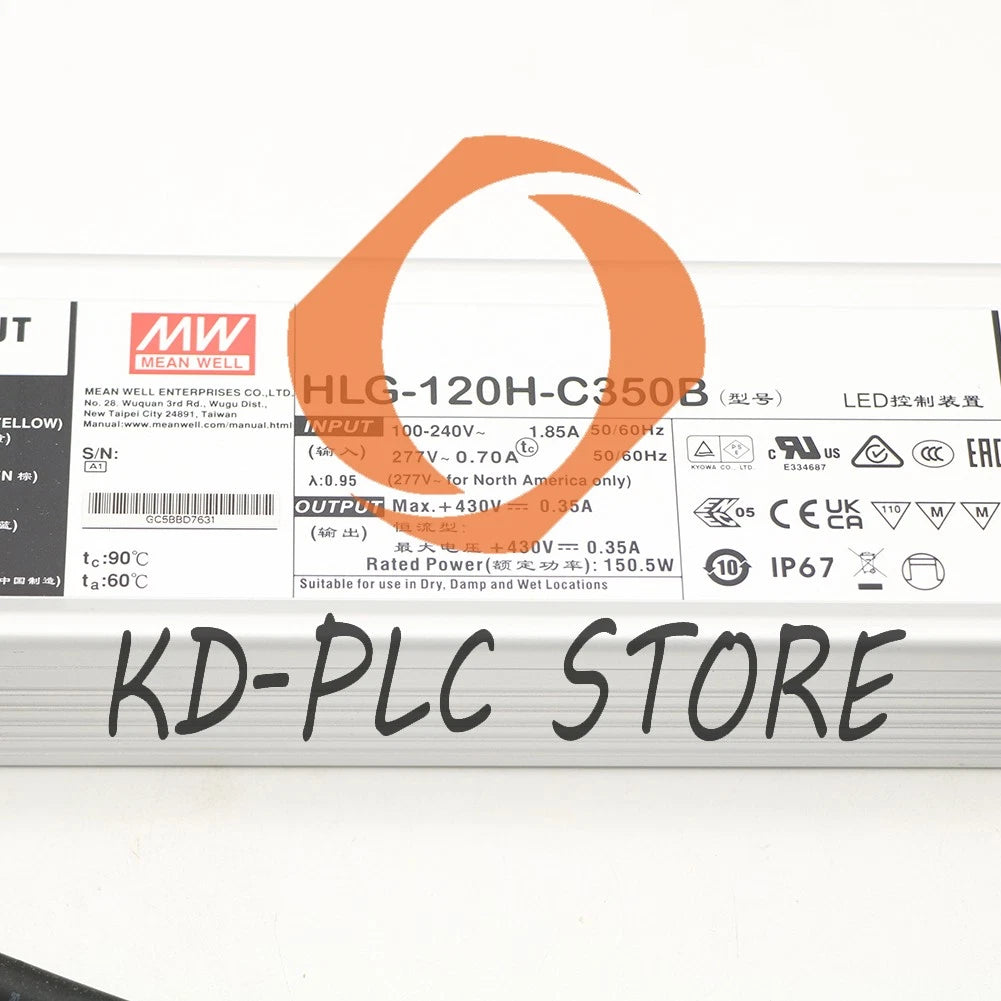 1PCS HLG-120H-C350B Mean Well AC-DC Single Output LED Driver