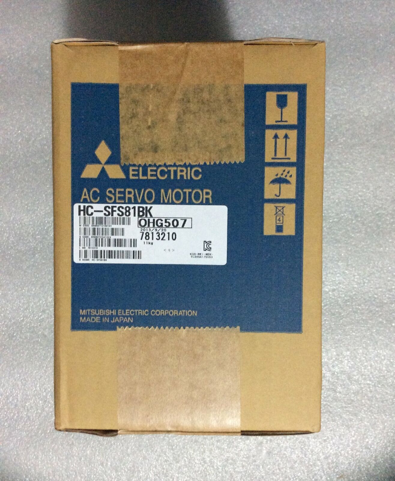 Mitsubishi HC-SFS81BK servo motor - MITSUBISHI
